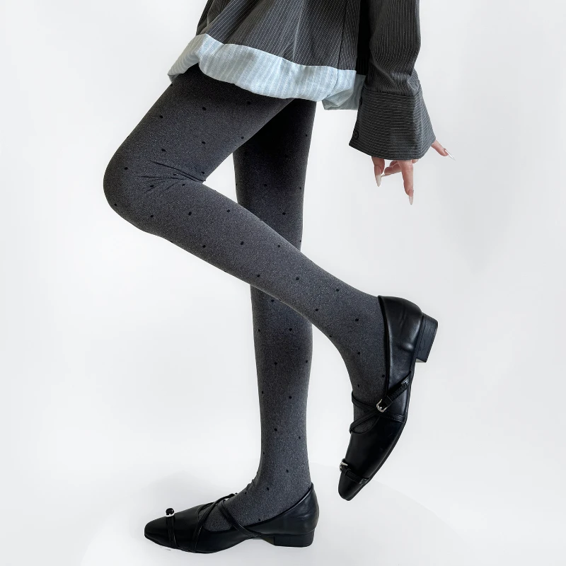Polka Dot Tights Pantyhose Sweet Girls Thigh High Stockings Women Tights Lingerie Sexy Slim Stockings Pantyhose Female Hosiery