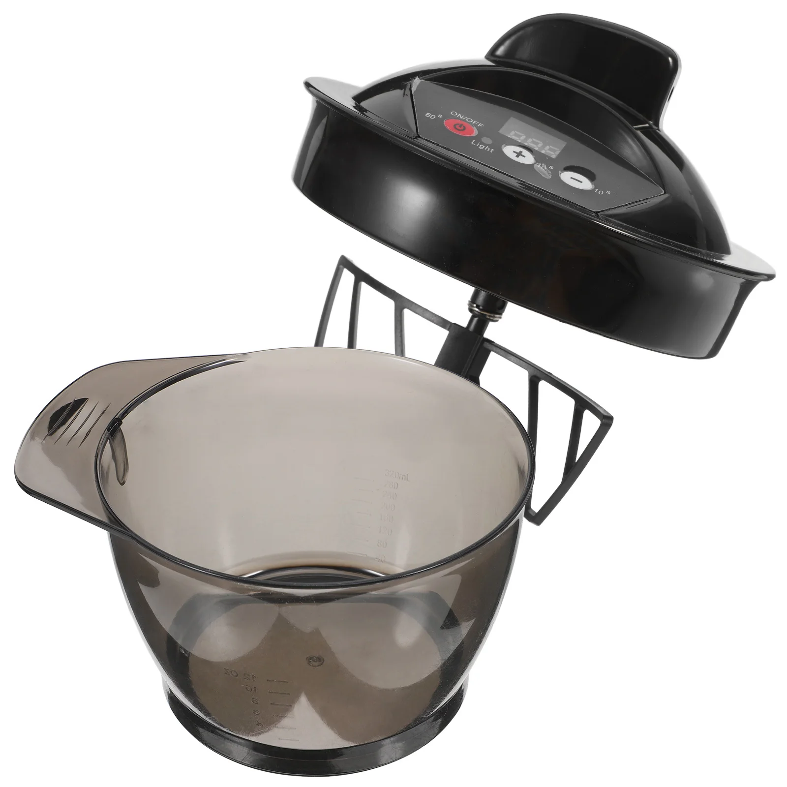 

1Set Electric Hair Color Mixer Transparent Automatic Stirrer Fast Dye Mixing Easy Clean Up Diy Hair Coloring Tool Barber Supply