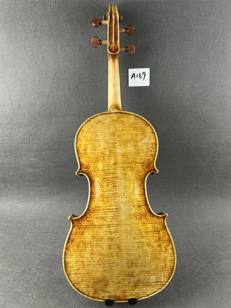 

Реплика скрипки Антонио Страдивари 1716 "Мессия" с фактурной отделкой, ручная работа, винтажное покрытие, A169