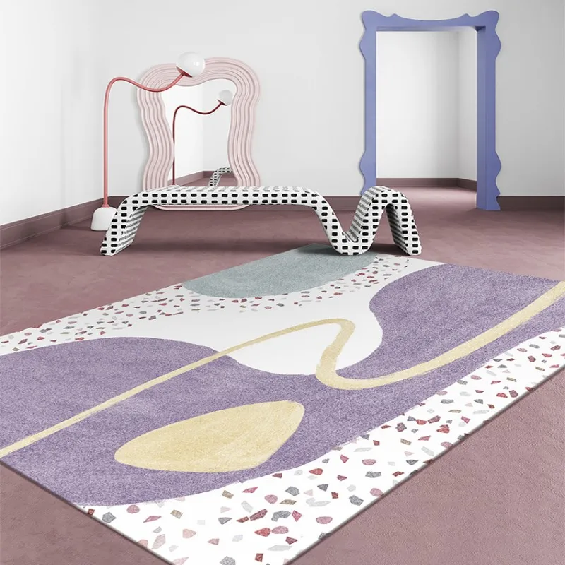 Nordic Style Carpets for Living Room Large Area Bedroom Decoration Art Rugs Fluffy Soft Baby Crawling Mat Home Plush Lounge Rug