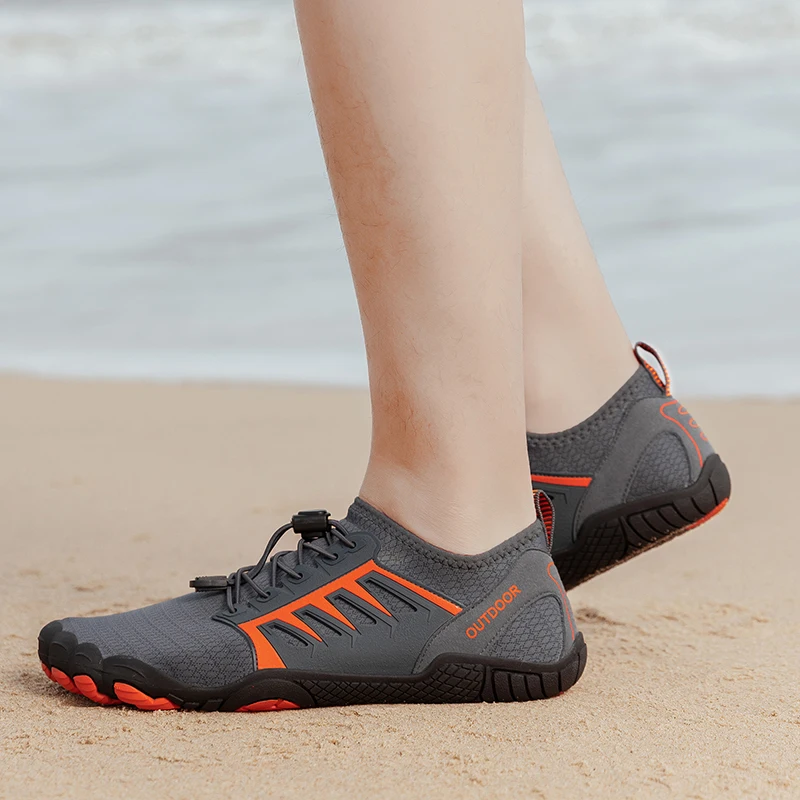 حار بيع الصيف لينة ومنعشة حذاء للسير مسافات طويلة الشاطئ تصفح الاتجاه المضادة للانزلاق أحذية السباحة أحجام 36-46 للرجال والنساء #3