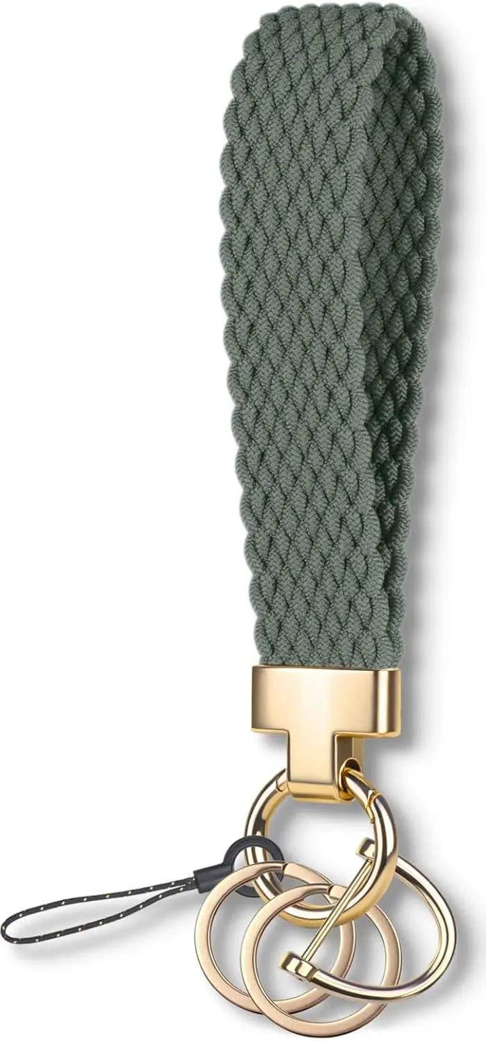

Stretchy Keychain Wristlet for Women Men, Cute Wrist Lanyard for Car Keys