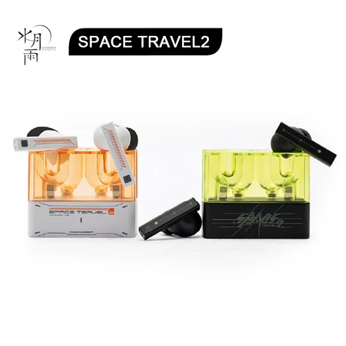 MOONDROP Space Travel 2 auriculares inalámbricos TWS con cancelación de ruido HiFi Bluetooth 6,0 ANC modo de juego de baja latencia SBC/AAC