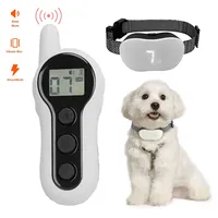 500M Remote Control Training Collar for Dogs Pet Adjustable Waterproof W/ LCD Dual Screen Long Standby Anti Bark Dog Accessories