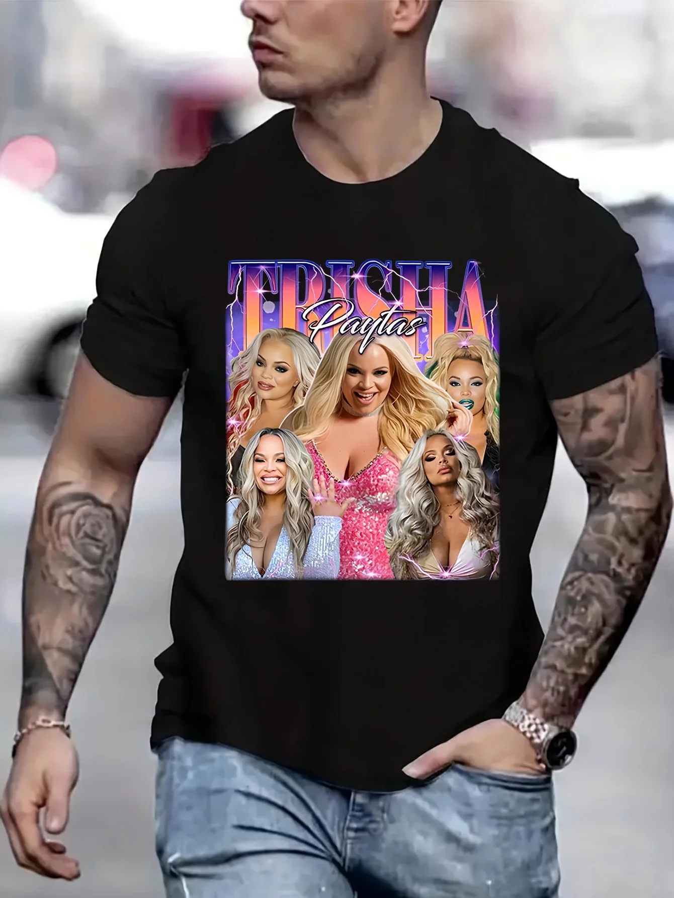 

Trisha Paytas Designer Clothes Men Oversized T-Shirt High End Men's Clothing Anime T-Shirt T-Shirt B5023798