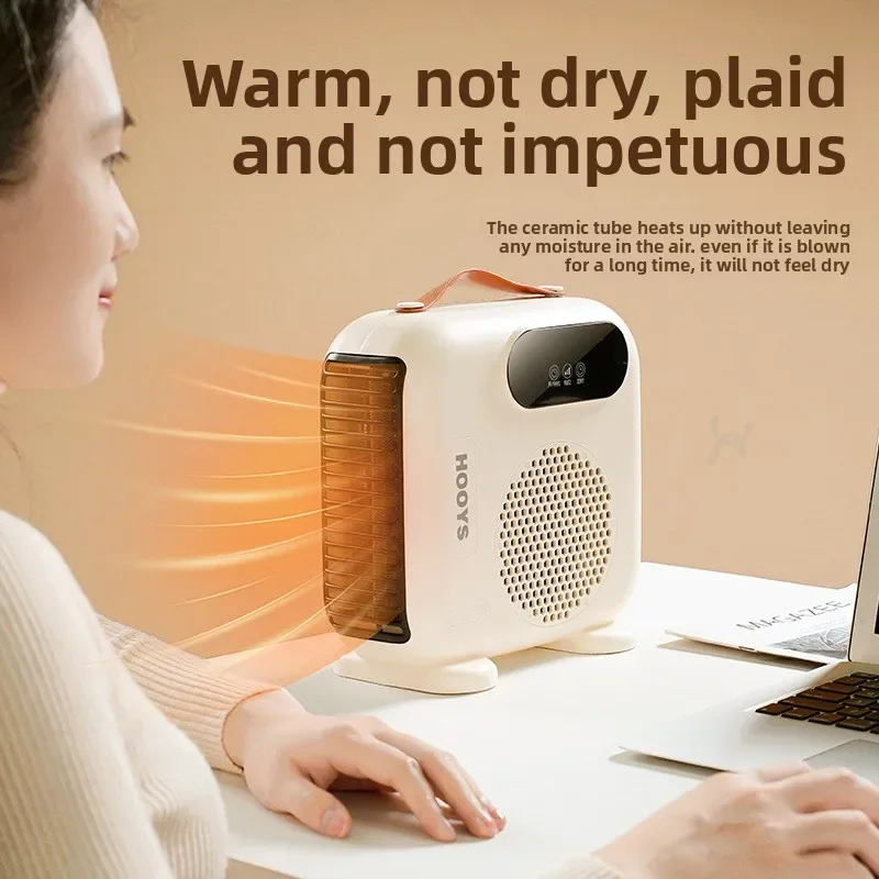 220V Winter Warmer Desk Room Heaters Electric Space Heater Fan 3 Gear Adjustable Warm Air Blower Solar Heater for Room Office