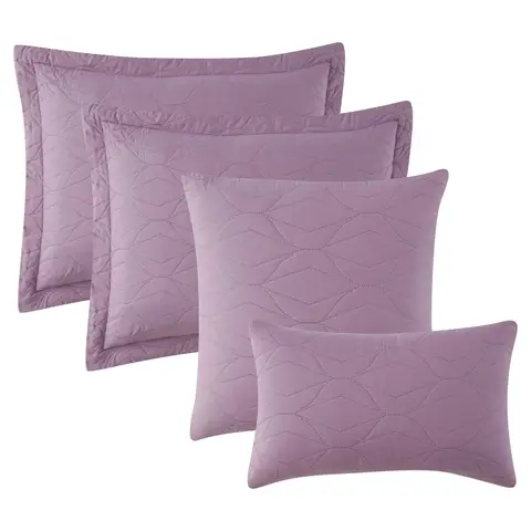 ट्विन बेडस्प्रेड, 4-पीस एलिप्स वेव लाइटवेट कवरलेट 10 best sales सोब्रेकामा - №1