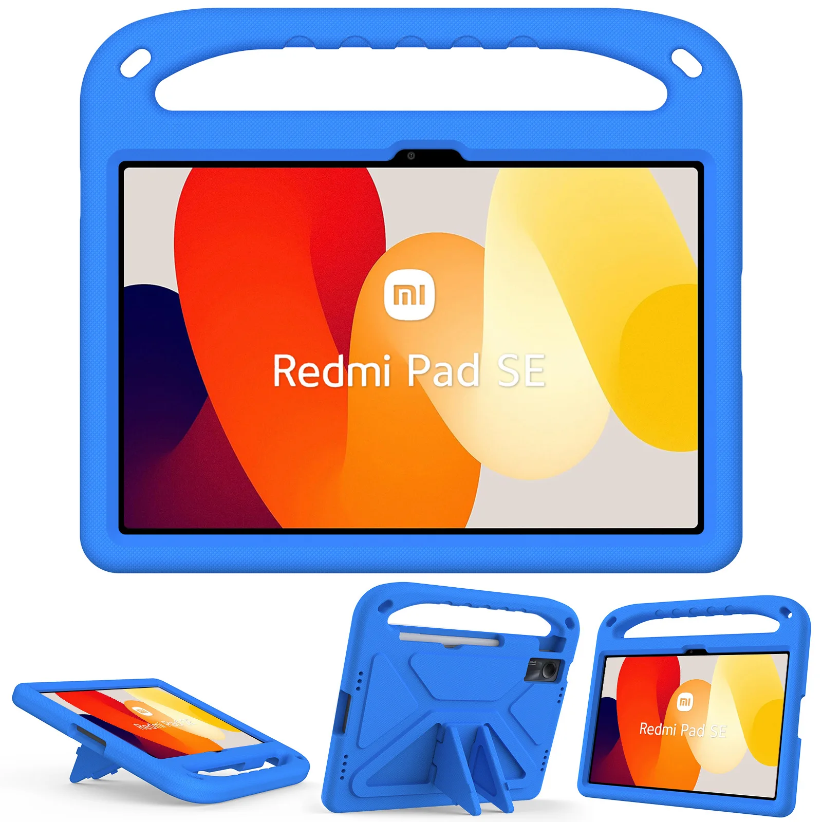 حافظة أندرويد للكمبيوتر اللوحي حامل غطاء ناعم محمول حقيبة قابلة للطي لـ Redmi Pad SE 2023 11 بوصة / Redmi Pad SE 8.7 بوصة مسنده Conque
