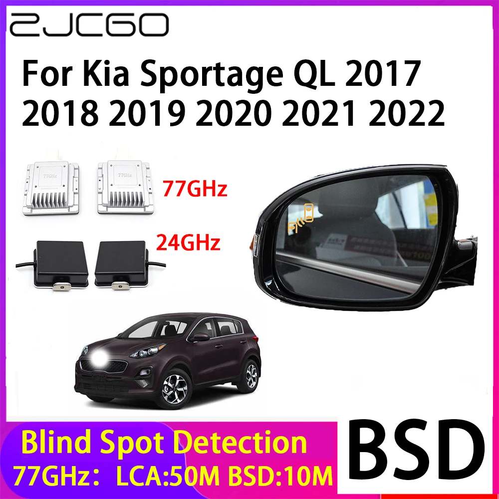 

ZJCGO Car Blind Spot Detection BSD Mirror Rear Radar Detection System for Kia Sportage QL 2017 2018 2019 2020 2021 2022