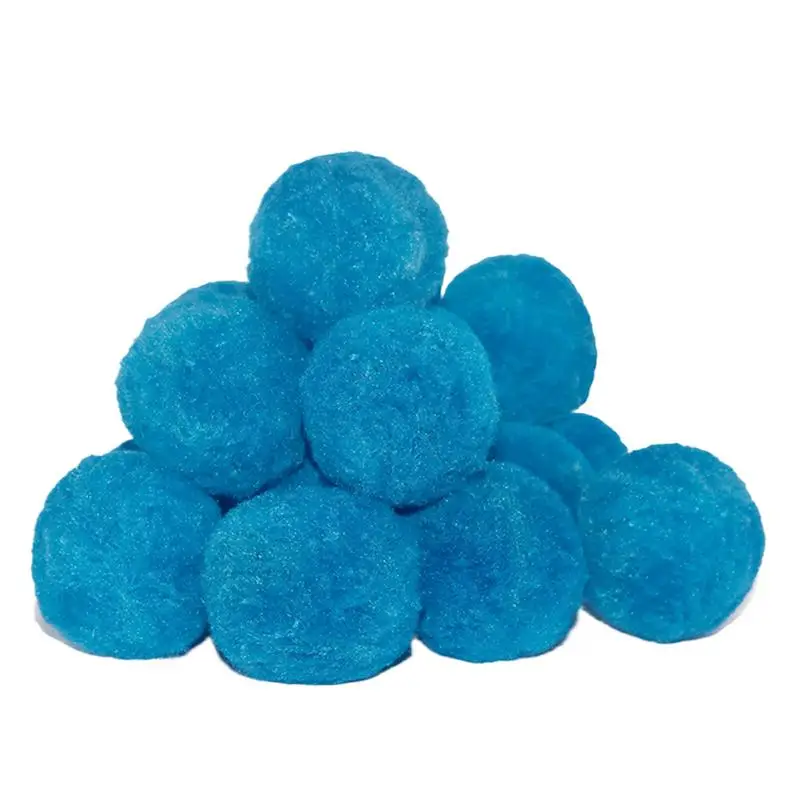 700g Swimming Pool Filter Ball Newly Upgraded Efficient Filter Sand Reusable Environmentally Blue Filter Medium Ball