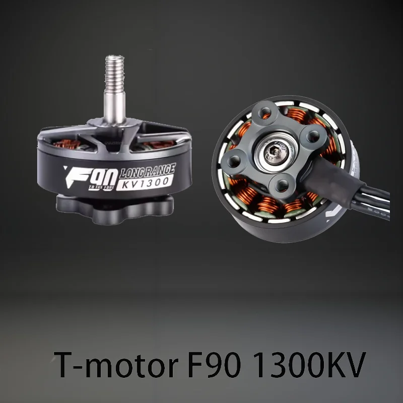 

T-MOTOR F90 2806,5 Бесщеточный двигатель KV1300/KV1500/KV1950 для гоночного дрона FPV 5-6S Высокоскоростной серый/синий двигатель с длительным сроком службы