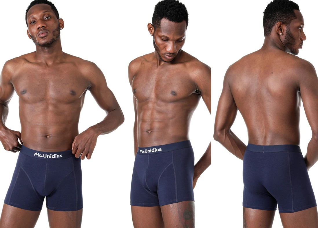 3 teile/paket Herren Unterhosen Baumwolle Boxer Kurze Atmungsaktive Unterwäsche für Mann Boxer Stretch Schlüpfer der Männer Sexy Homme Geschenk – Detail 5