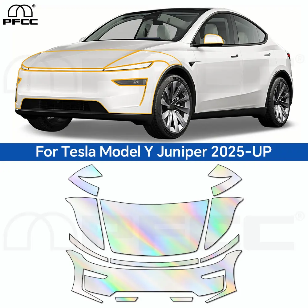 

For Tesla Model Y Juniper 2025 Precut Paint Protection Film Clear Bra PPF Car Clear Film Kit Sticker Auto Decal Accessories