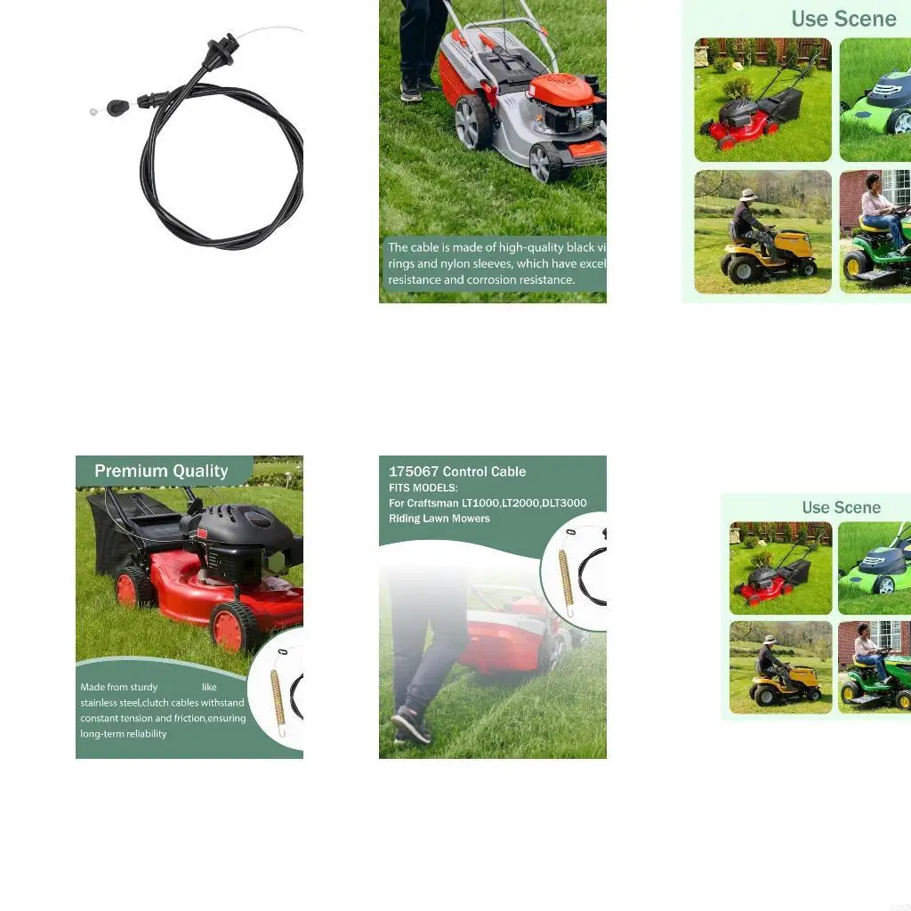62KD 175067 Clutch Cable for Mower Lawn Tractor Lawnmower Parts Replacement