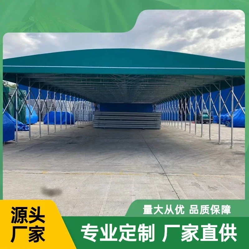 Mobile push-pull canopy directly from the manufacturer Telescopic outdoor car awning tent stall shed shade and rainproof