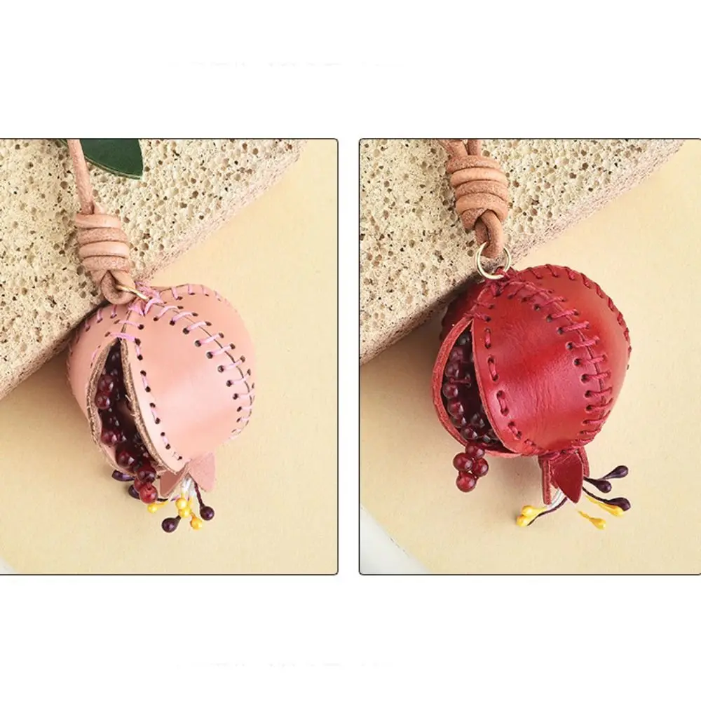 

Модный кулон с фруктами и гранатом, клубничная вешалка, брелок из искусственной кожи, креативная сумка ручной работы, подвеска, украшение для сумки