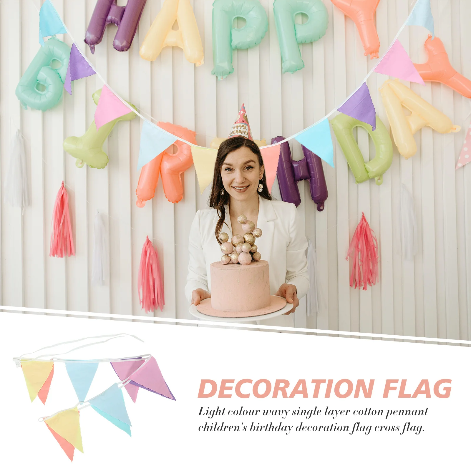 

Outdoor Birthday Decorations Decorative Garden Flags Bunting Banner