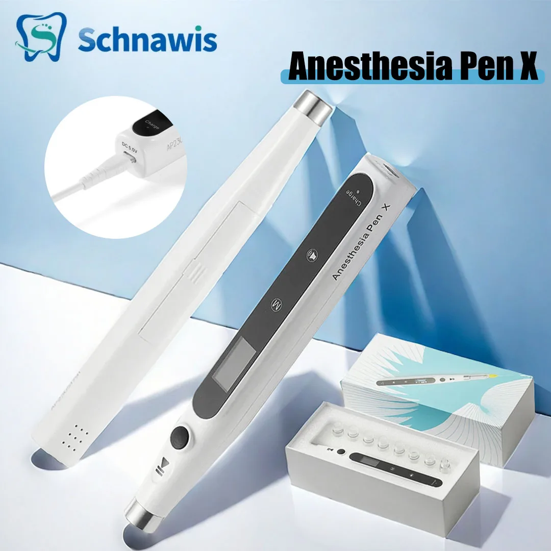 

Dental Oral Anesthesia Injector Portable Painless Wireless Local Anesthesia with Operable LCD Display Chargeable & Suction Back