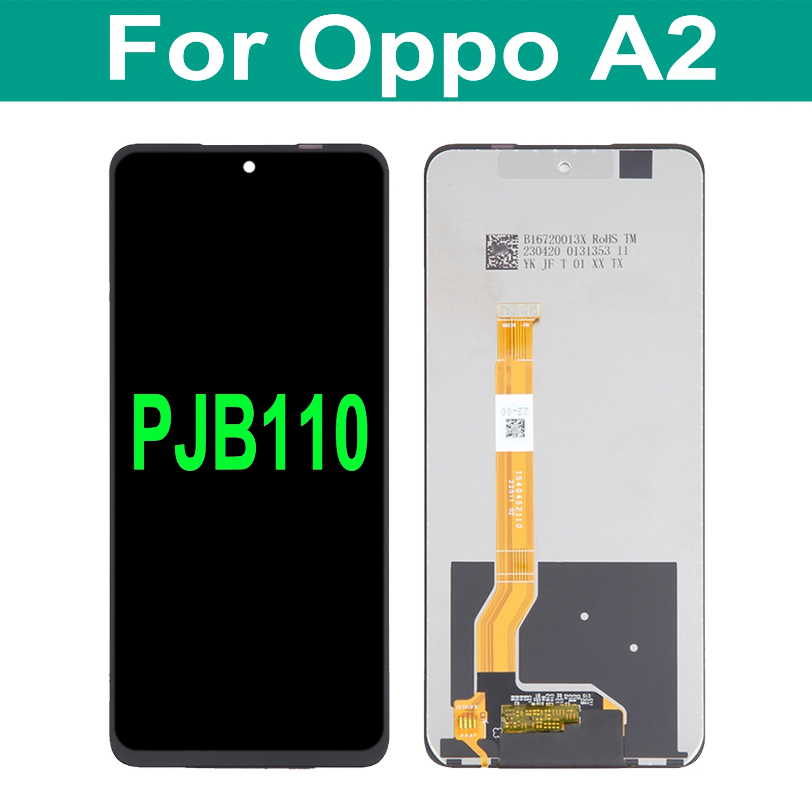 

For Oppo A2 PJB110 LCD Display Touch Screen Digitizer Assembly