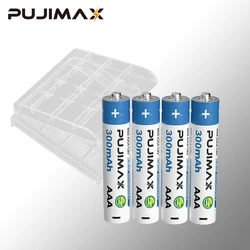 PUJIMAX 4Pcs 1.2V AAA NI-MH Rechargeable Battery AAA 300mAh Batteries for Torch Toys Clock MP3 Player Replace Ni-Mh Battery