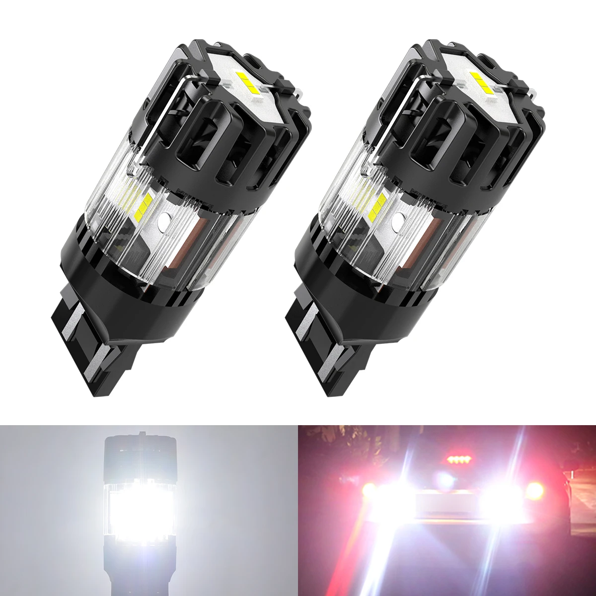 

2x T20 7443 Canbus Led Car Lights Super Bright Red Amber High Quality Plug and Play 7440NA Wy21W For Dodge Hornet Avenger Nitro