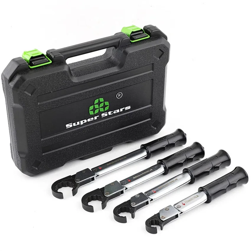 Super Star Ratchet Torque Wrench ST-02L Tools Set High Precision Open End Wrench Apark Plug Air Conditioning Maintenance Tool