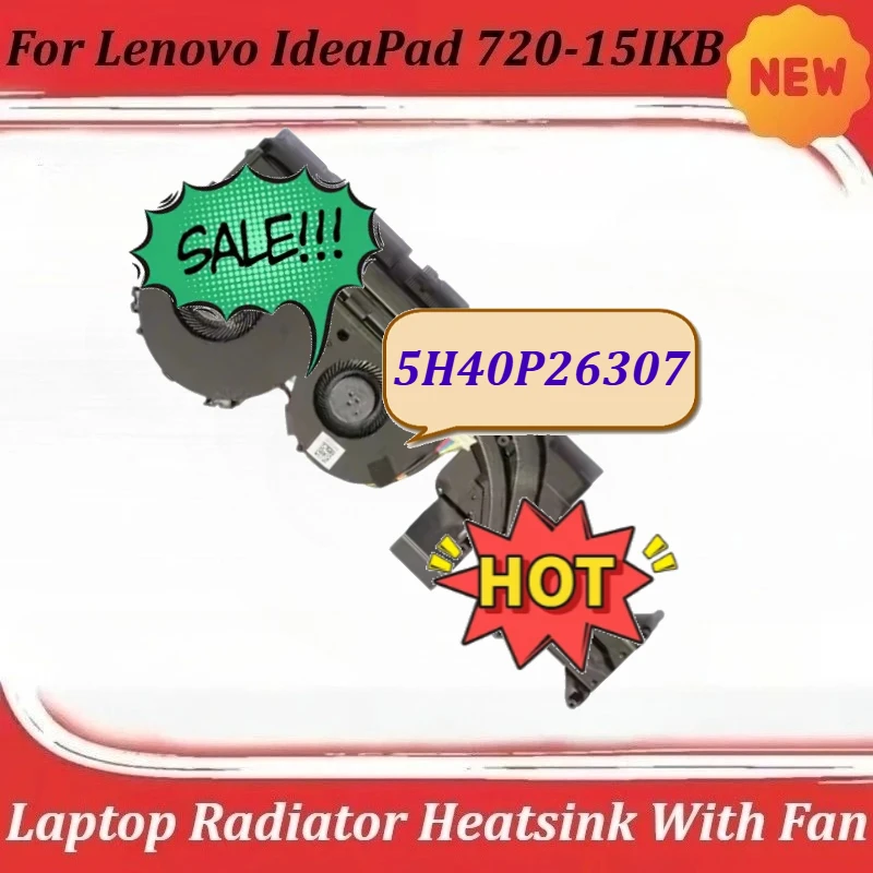 

Laptop Radiator Heatsink With Fan 5H40P26307 For Lenovo IdeaPad 720-15IKB