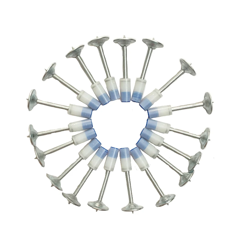 100Pcs/200Pcs/300Pcs  Round Nails Manual Fire Round Nail Gun Fixed Peg Nails 25mm/32mm/42mm Diameter 7.3mm For Mini Nail Gun