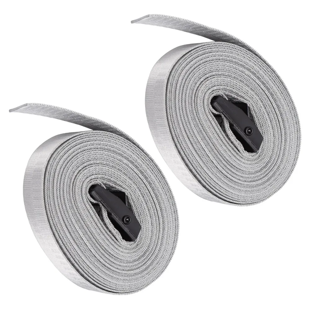 

2 Pcs Durable Zinc Alloy Tie Down Straps Adjustable Heavy Duty Lashing Straps Heavy Duty Straps Cargo Lashing