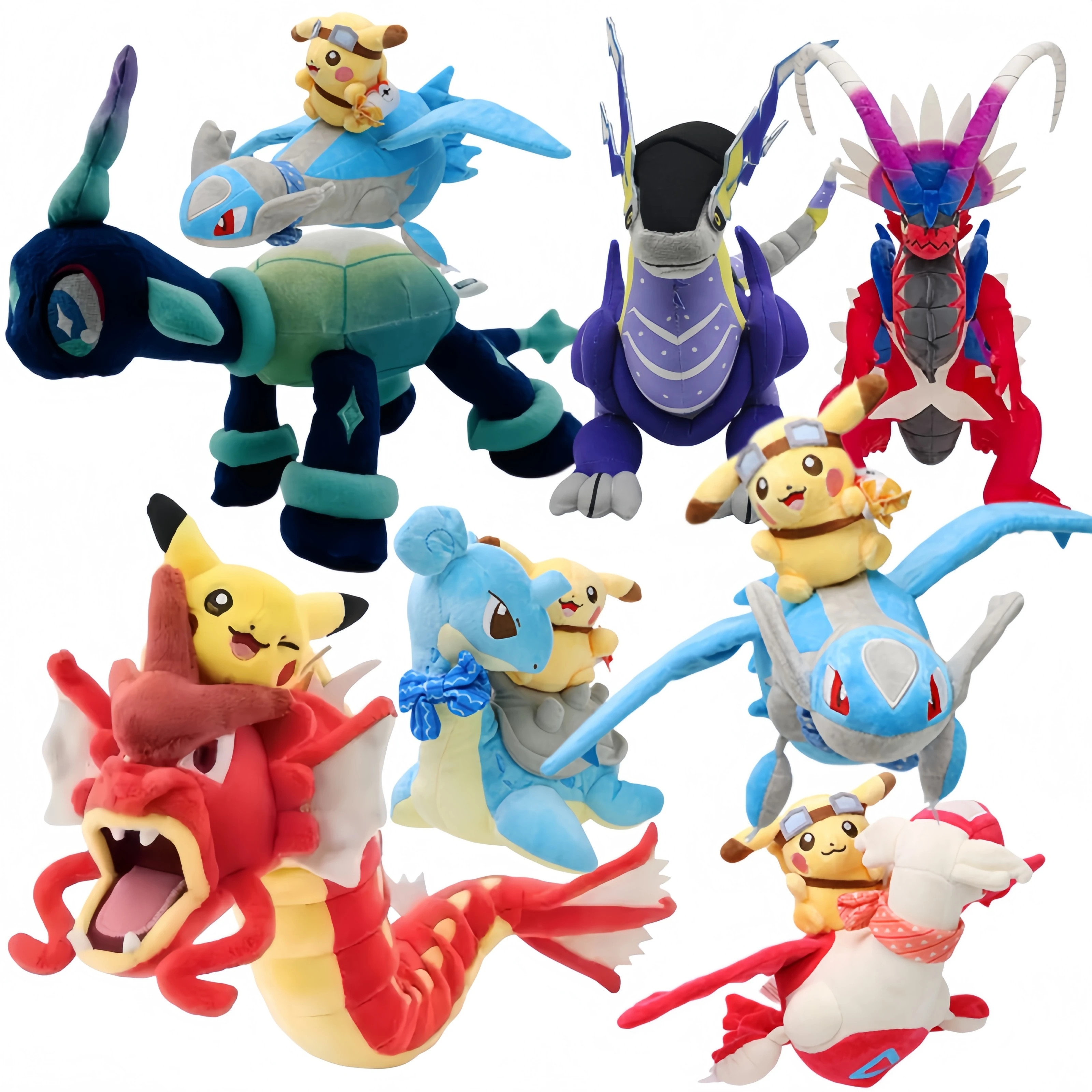 

Pokemon Terapagos Plush Toy Koraidon Miraidon Anime Pocket Monsters Soft Pikachu Riding Lapras Latios Latias Stuffed Peluche Toy