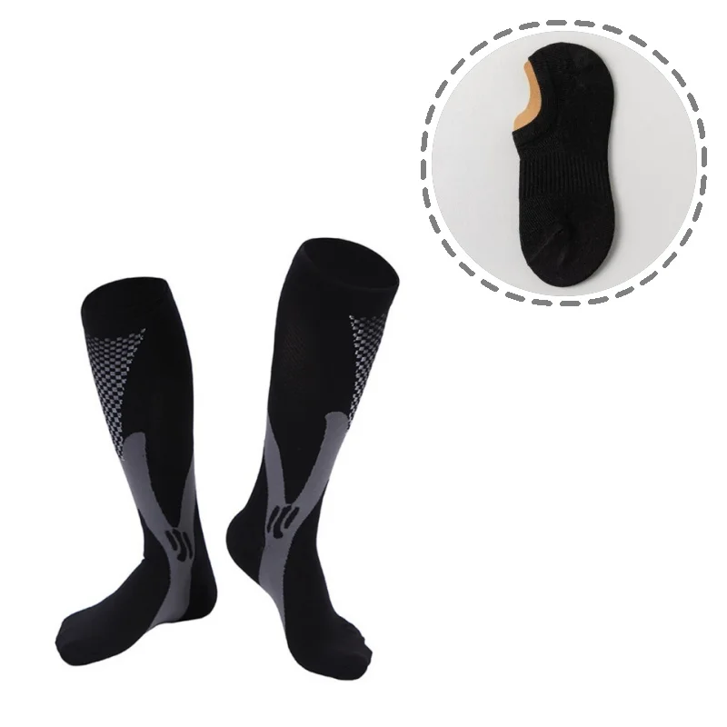 

Compression Socks Medical Varicose Veins Nylon Medical Nursing Stockings Fit For Sports Black compression Socks For Anti Fatigue