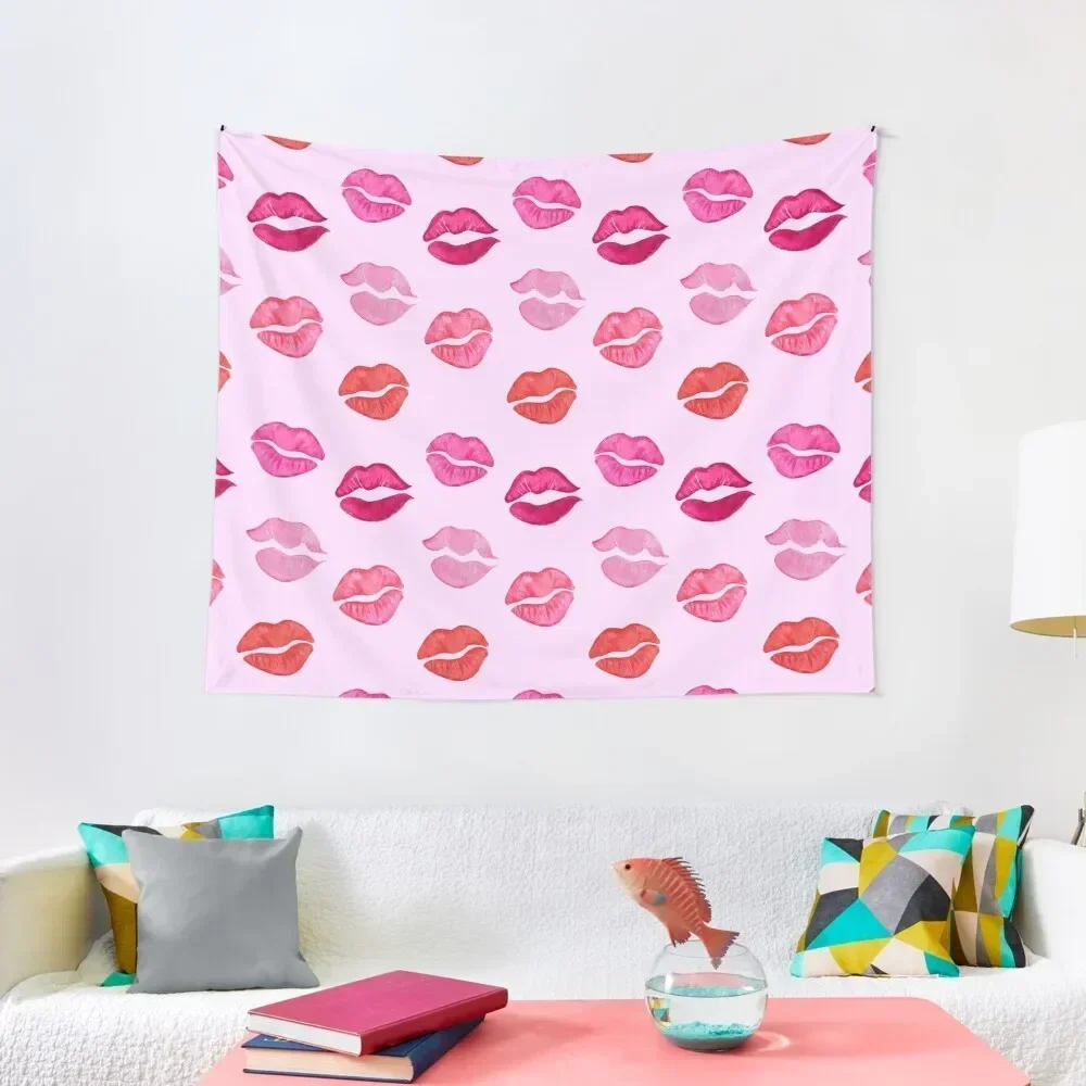 

Love lips Tapestry Room Decor Korean Style Room Design Bedroom Organization And Decoration Aesthetic Decoration Tapestry