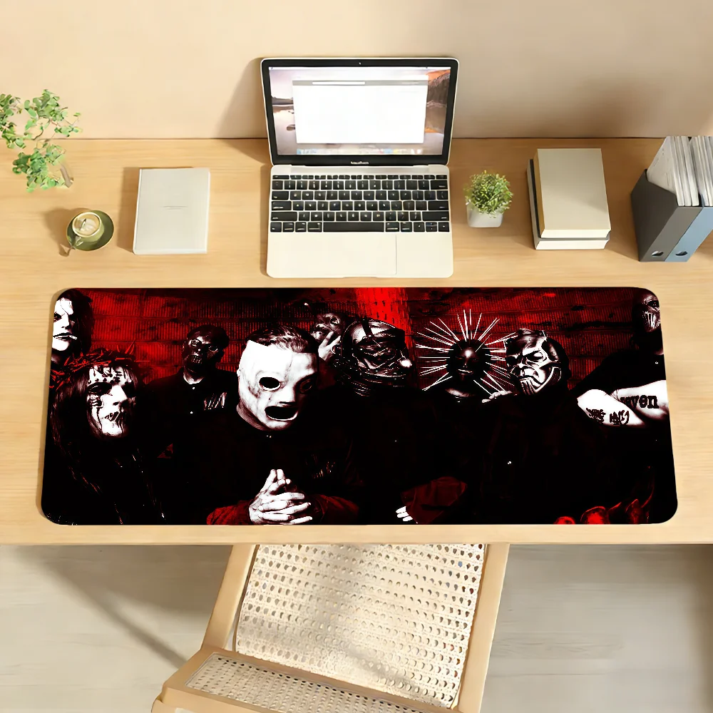 S-S-SlipknotEs Band-Mauspad, rutschfeste Schreibtischunterlage, PC-Laptop-Zubehör, Gummi, Büro-Tastatur, groß, Gamer-Dekoration