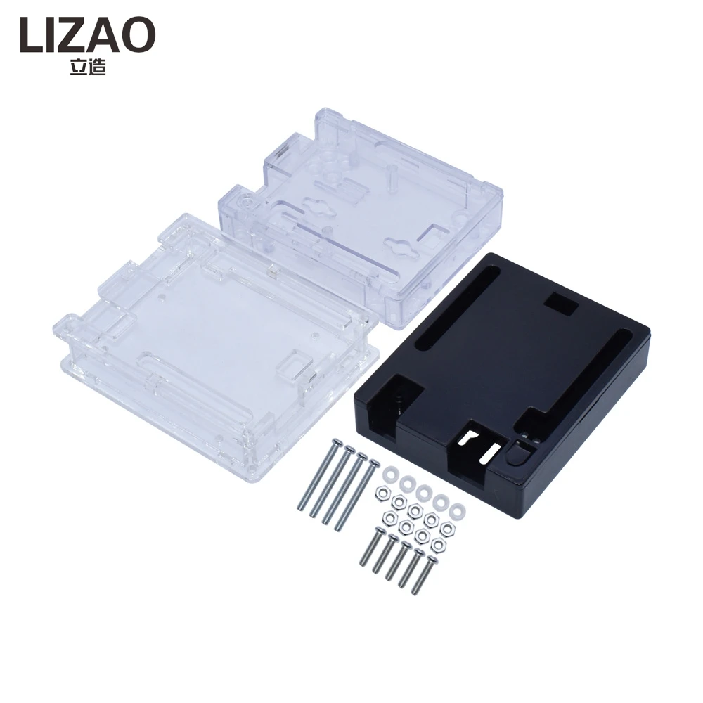 Корпус для платы разработки LIZAO UNO R3 из акрила/пластика, совместимый с официальной версией платы управления Arduino