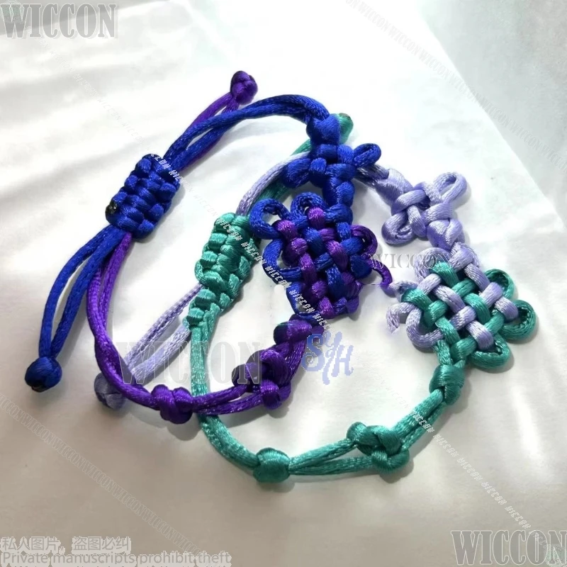 Rumi Jinu Rujinu Chinese Knot Couples Bracelets Anime Kpop Demon Cosplay Two Color Saja Boys Huntrix Love Halloween Carnival Cos - Image 5