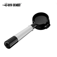 MHW-3BOMBER Bottomless Portafilter for 58mm La Marzocco/E61 Coffee Machine Metal Handle Espresso Portafilter Coffee Accessories