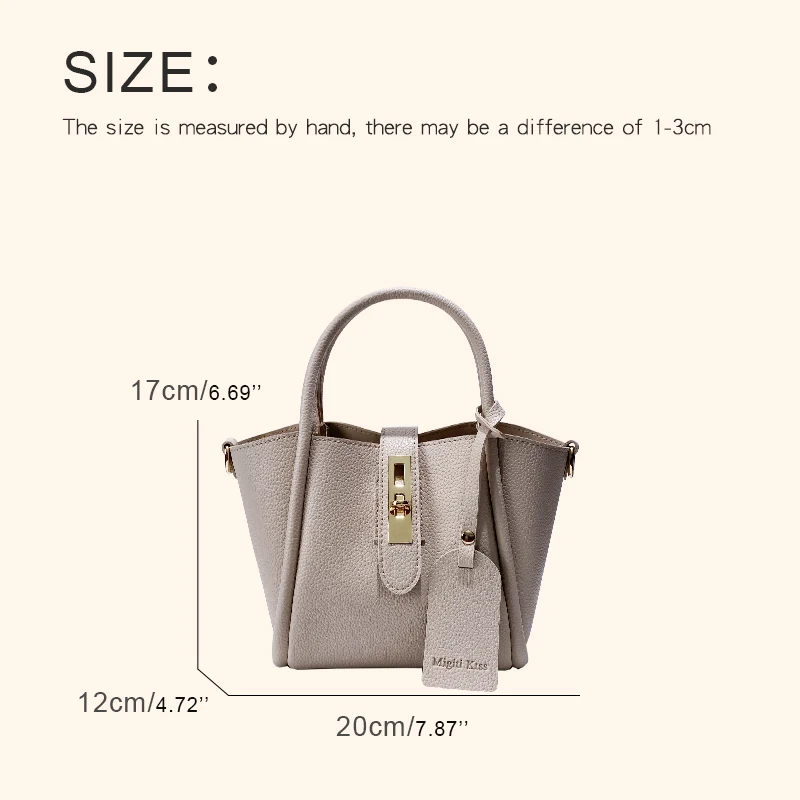 Classic Composite Bags For Women Luxury Designer Handbags Purses 2024 New In PU Lock Top Handle With Inner Pocket Small Shoulder