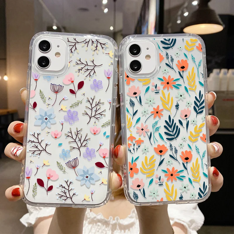 Funda de flores para Xiaomi Redmi Note 12 Pro, 11, 10, 9, 8 Pro, 13C, 12C, 11T, 12T, 13T Pro, 12, 11 Lite, Poco F5, X5, X3 Pro