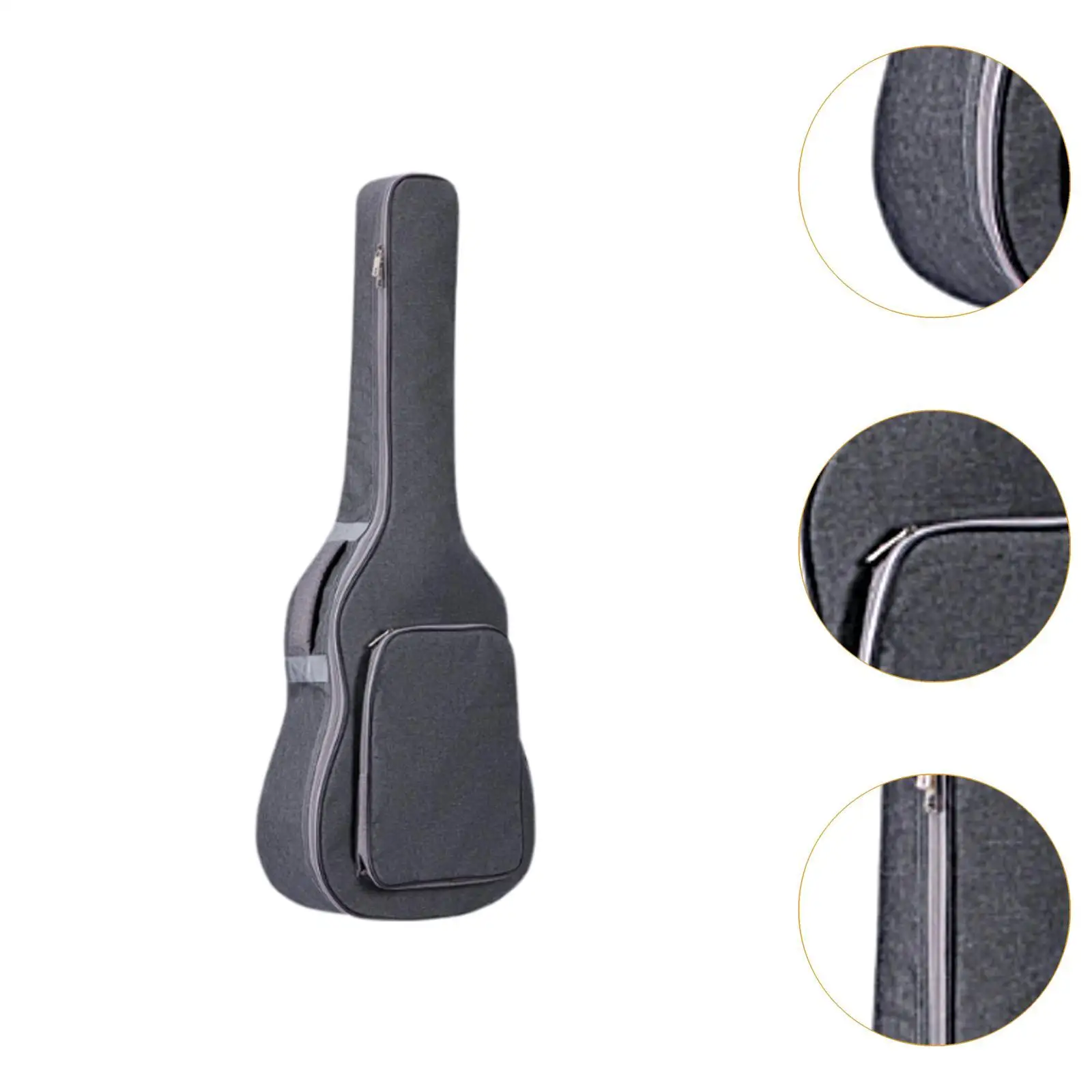 Electric Guitar Bag Acoustic Guitar Gig Bag with Pocket Waterproof Dustproof Adjustable Shoulder Straps Acoustic Guitar Case view 6