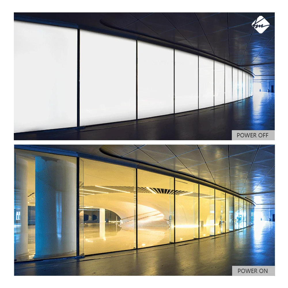 Self-Adhesive Black Smart Pdlc Film Remote Control Electric Tint Film for Window
