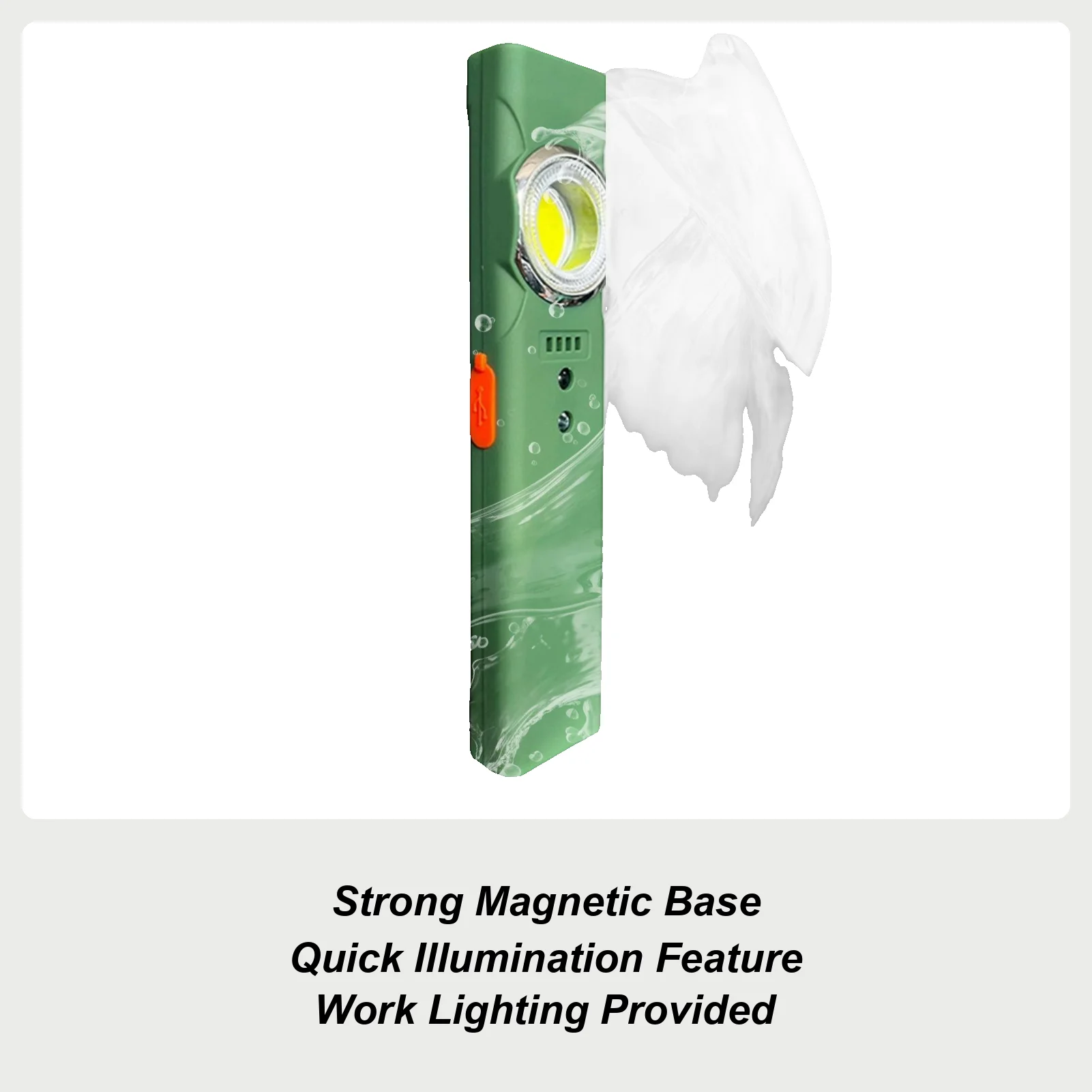 

Перезаряжаемый фонарик, портативная лампа с магнитным основанием, перезаряжаемый фонарик, рабочий свет для ночного ремонта дома, кемпинга