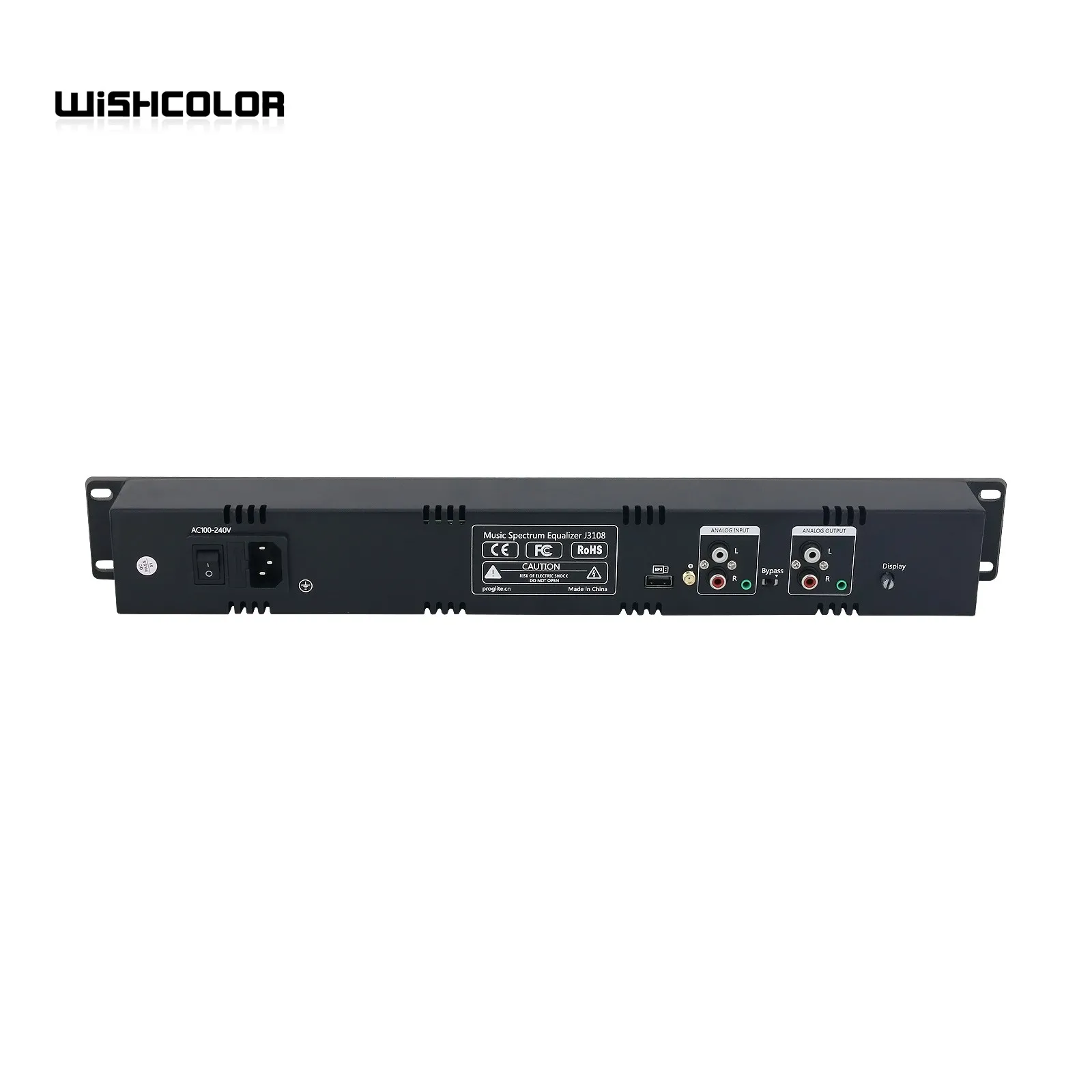 Imagem -04 - Wishcolor-equalizador Digital com Controle Remoto 31 Bandas Música Spectrum Display Dual Channel Profissional 15 Bandas