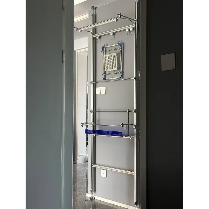 Dingtianli Aluminum Profile Shelf Household Partition Display Rack Storage Hanger Display Painting Rack