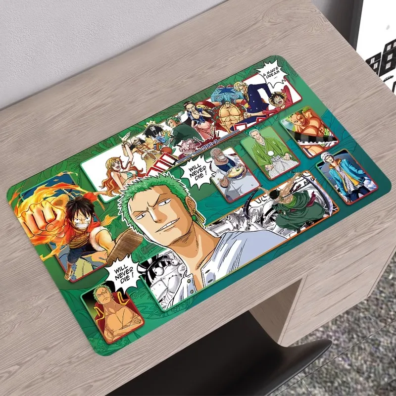 600X350X2Mm One Piece Roronoa Zoro Series Single Battle Table Mat Opcg Hancock Board Game Battle Card Game Mat Anime Card Toy