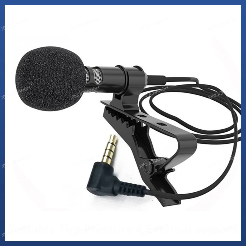 Mini Microphone à clipser Portable universel, pour ordinateur Portable, DVD, Radio, lecteur stéréo, micro Audio de voiture