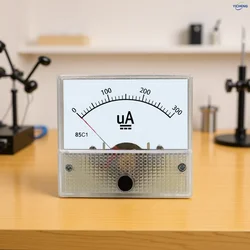1Pcs DC Microampere meter 85C1 Pointer Type.Mechanical Meter.current Measurement 20uA~1000uA for Accurate Current Reading