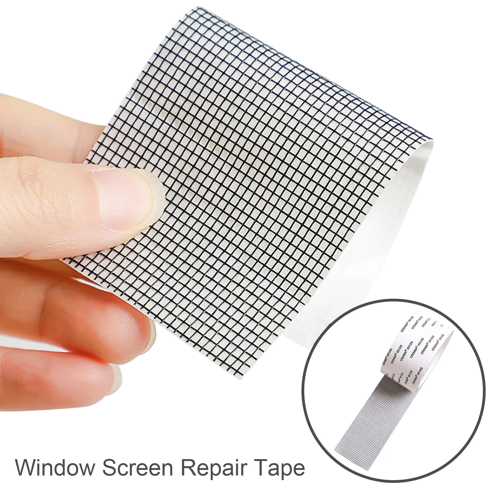 5*200cm Window Net Anti-mosquitoss Mesh Patch Repair Tape Summer Screen Window Door Mosquito Netting Patch Screen Repair Patch