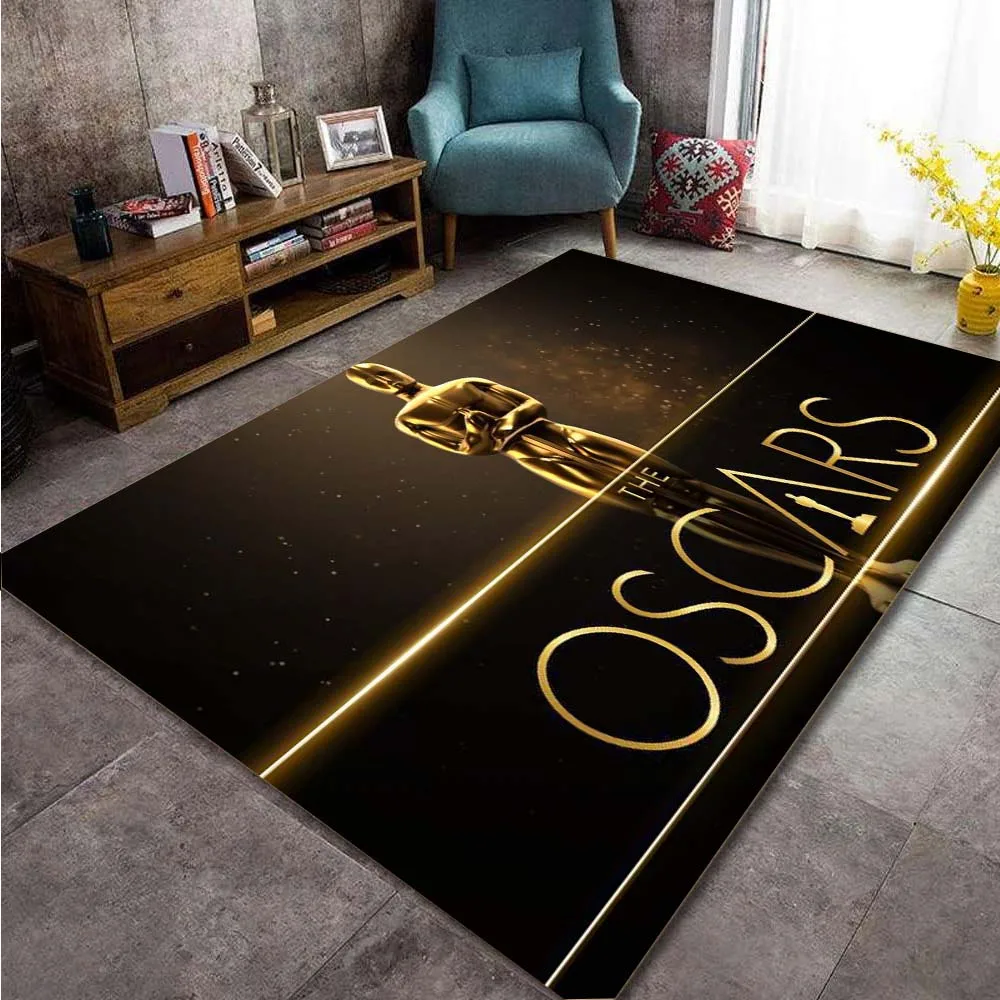 

Choice O-Oscars-s Logo Aesthetic Art Area Rugs Carpets Tapetes Floor Mat For Bar Hotel Bathroom Doormat Home Room Decor Gifts