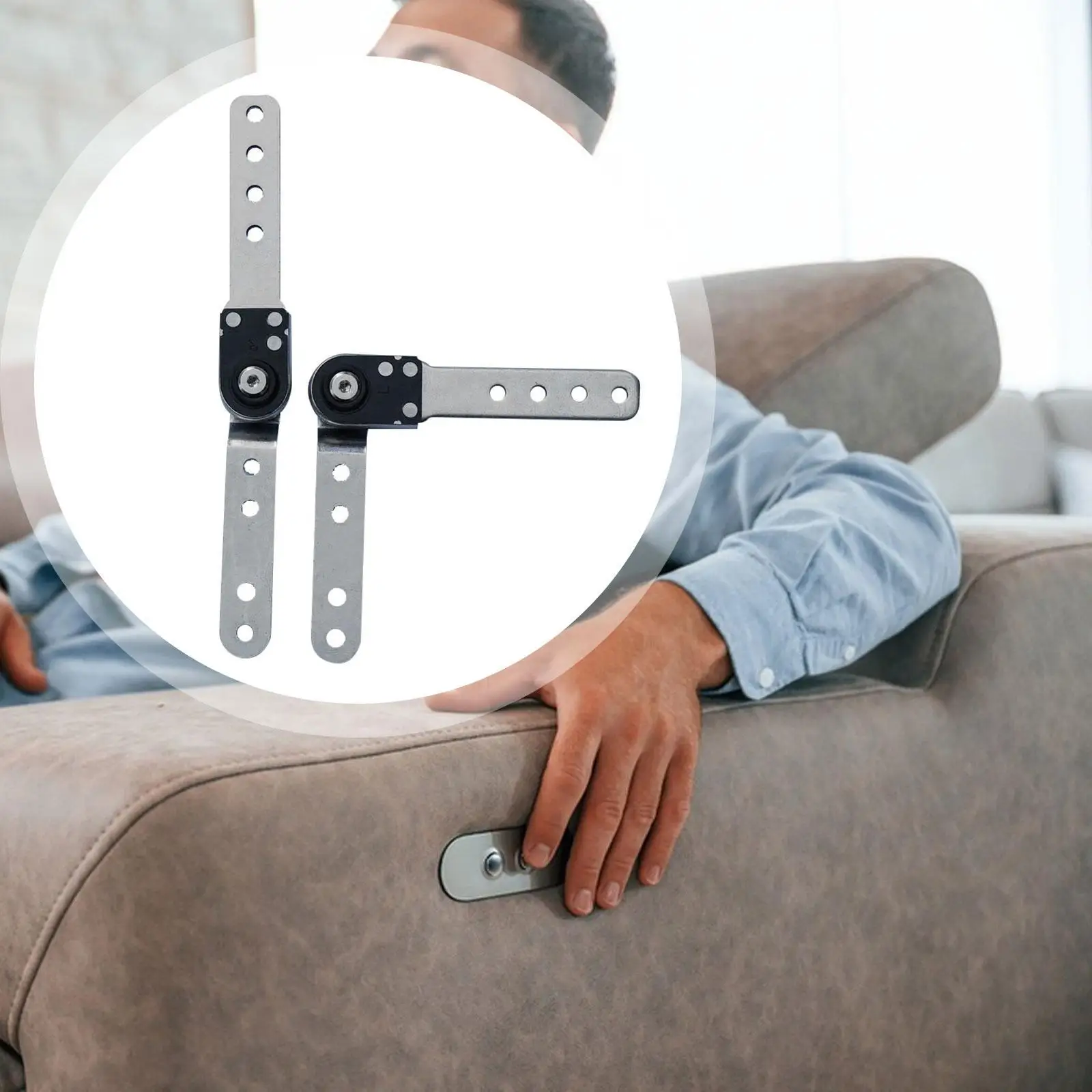 2x Hinge Hardware Easy to Install 90 to 180 Degree Maintenance High Performance Direct Replaces Multi Angle Adjustable