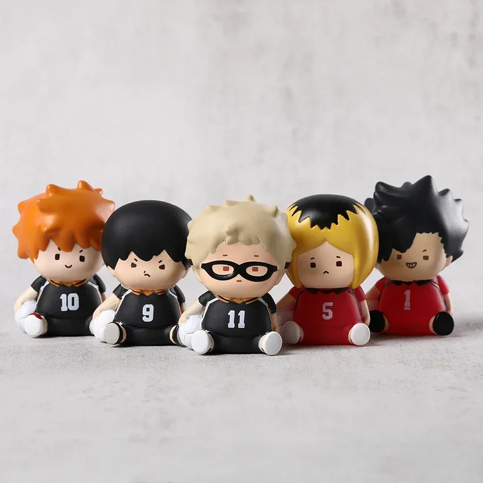 Conjunto Chabichabi Hinata Shoyo Tobio Kageyama Kozume Kenma Tetsurou kuroo Kei Tsukishima lindo Kawaii Anime juguetes figuras